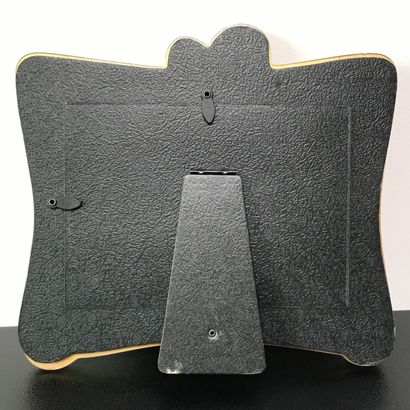 Vintage 5X7 UV Black Light Glow Thick Lucite Gold Leaf Swirl Picture Photo Frame - Picture 11 of 16